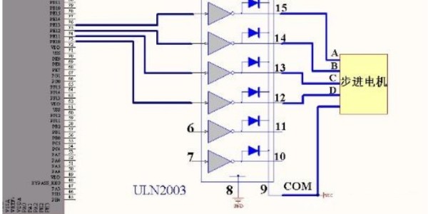单片机如何接24BYJ48步进电机线序